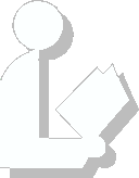 Library logo in white